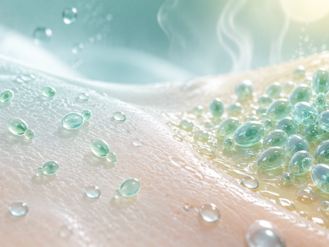 Equilibrio de la microbiota cutánea y cómo el calor, la humedad y la sudoración pueden favorecer el crecimiento de Malassezia